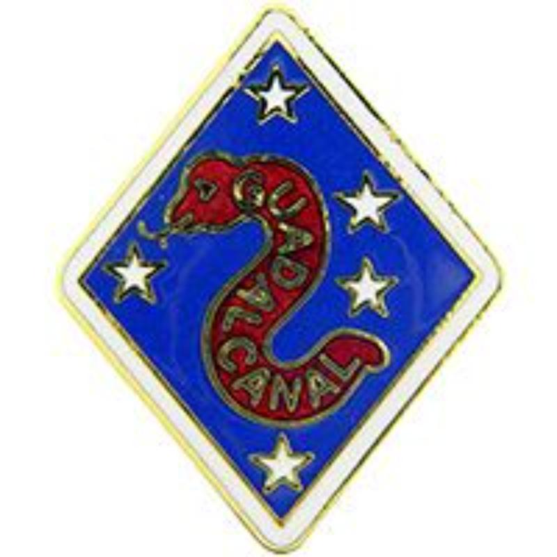 P14117 Pin - USMC, 1st Division - Old - 1 in.