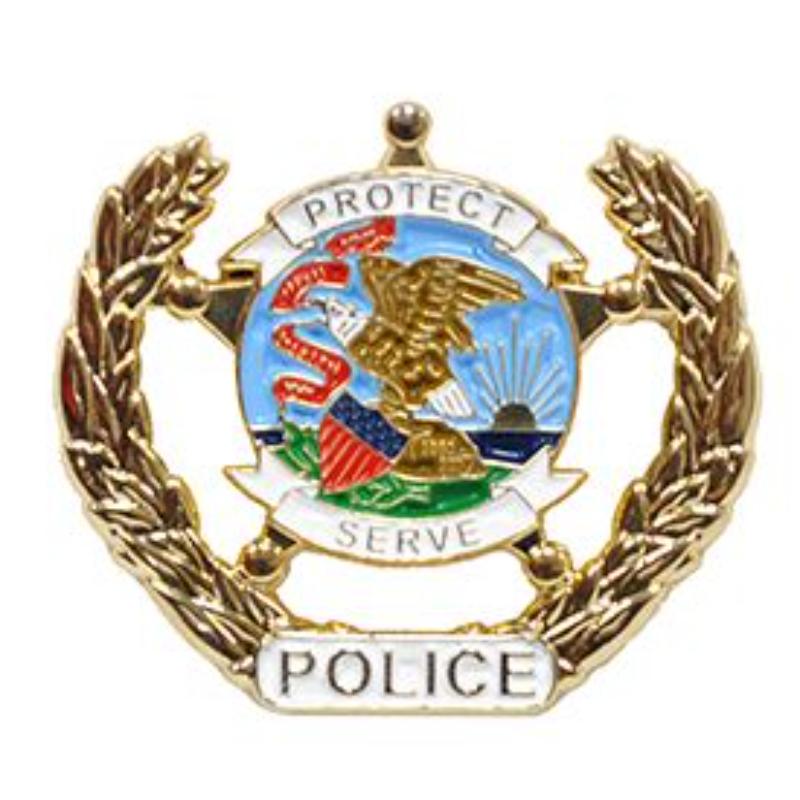 P14135 Pin - decal Serve & Protect - 1 in.