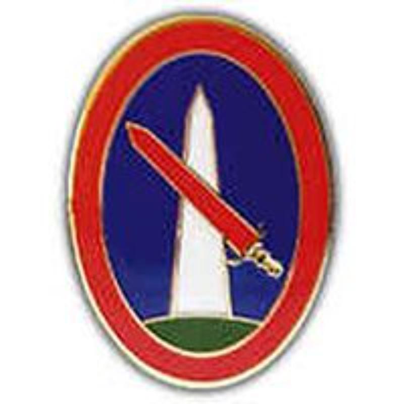 P14222 Pin - Army, Military Dc - 1 in.