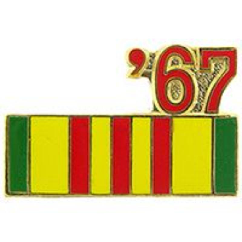 P14795 Pin - Ribbon, Vietnam, 67 ft. - 0.88 in.