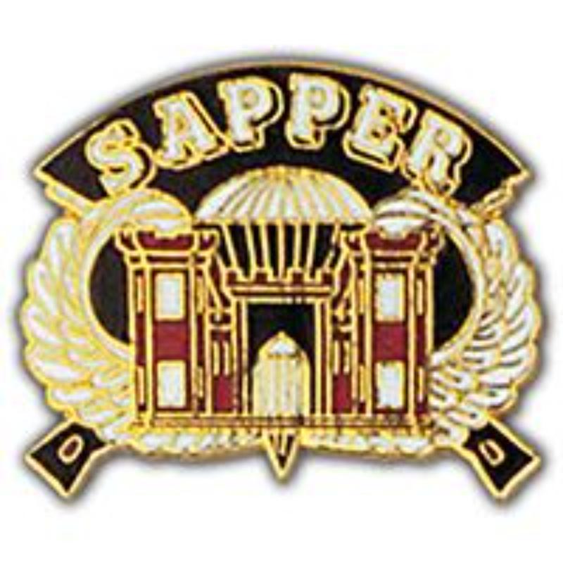 P14123 Pin - Army, Sapper - 1.25 in.