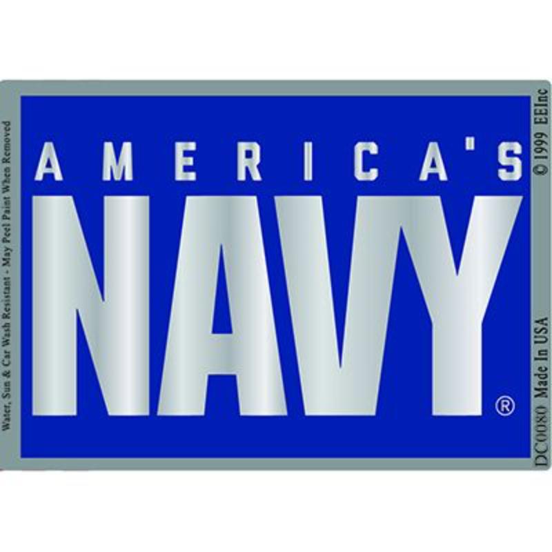 DC0080 Sticker - USN, Americas Navy - 3 x 4.25 in.