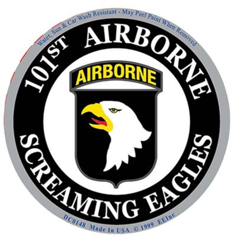 DC0148 Sticker - Army, 11st Airborne - 3 x 4.25 in.