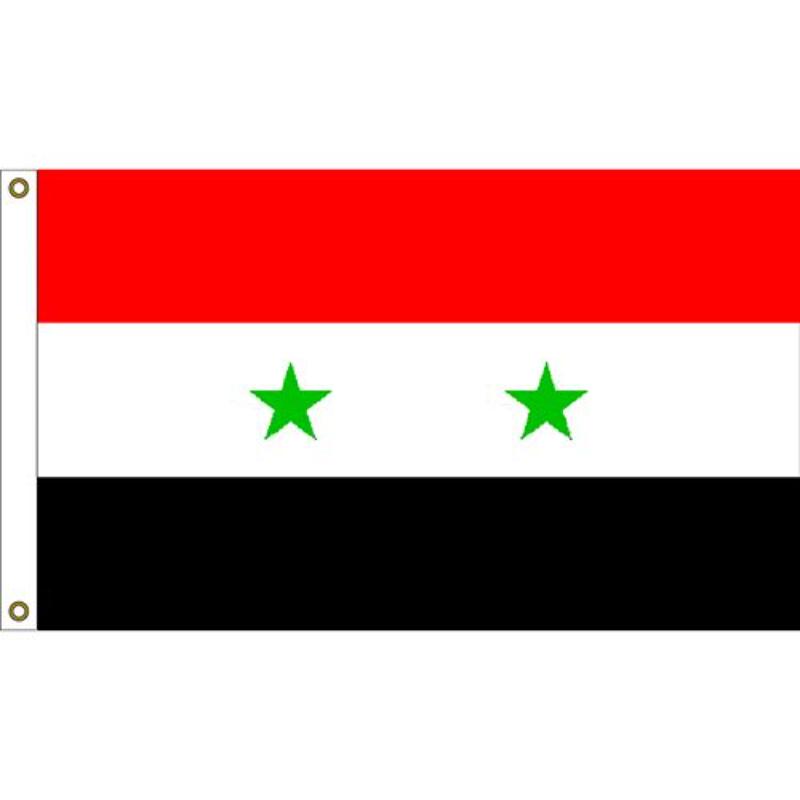 Syria Flag - 3 x 5 ft. - Durable Fabric - Vibrant Design