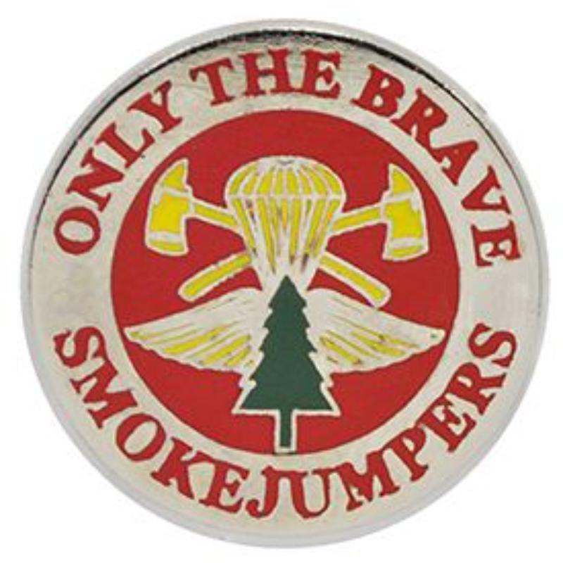 P14197 Pin - Fire, Smoke Jumpers - 1 in.