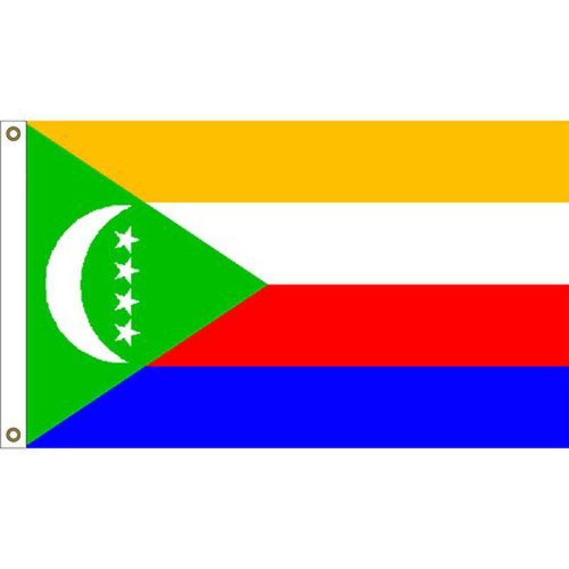 F1177 Flag - Comoros - 3 x 5 ft.
