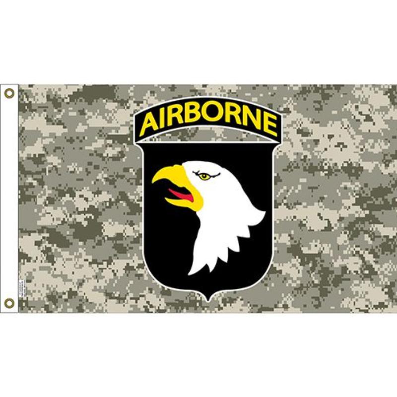 F1303 Flag - Army, 11st Airborne, Camo - 3 x 5 ft.