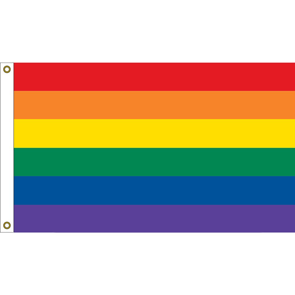 F1639 Flag - Rainbow - 3 x 5 ft.