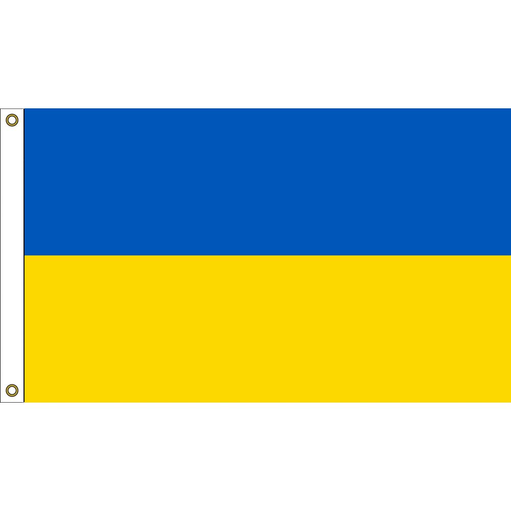 F1876 Flag - Ukraine - 3 x 5 ft.