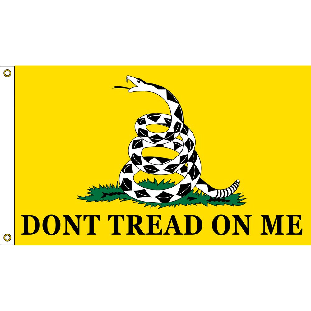 F2423 Flag - Dont Tread on Me - 2 x 3 ft.
