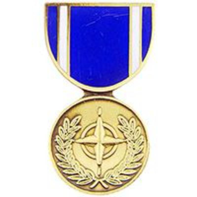 Bosnia Service Medal Pin - NATO - 1.181 in. - Durable Design