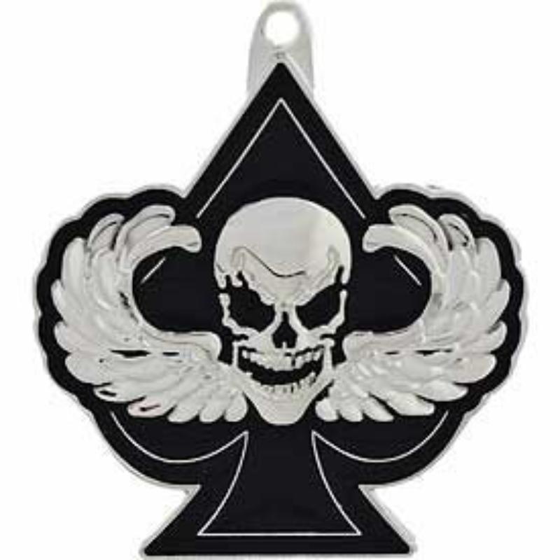 KC2549 Key Ring - Death Wings, Bright-Shine - 1.63 in.