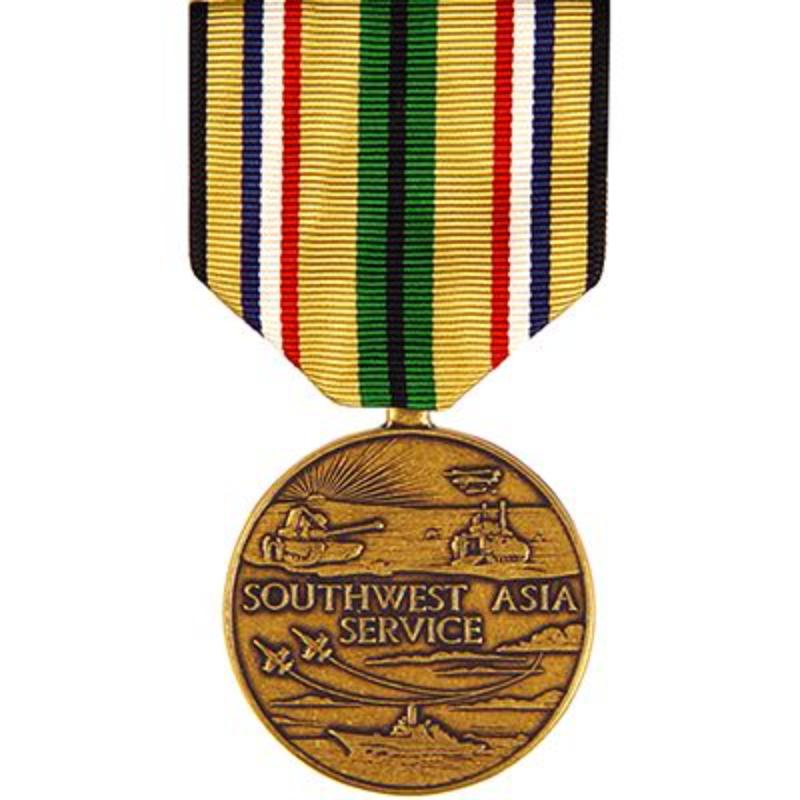 M0079 Medal - Sw Asia, Gulf War - 2.88 in.