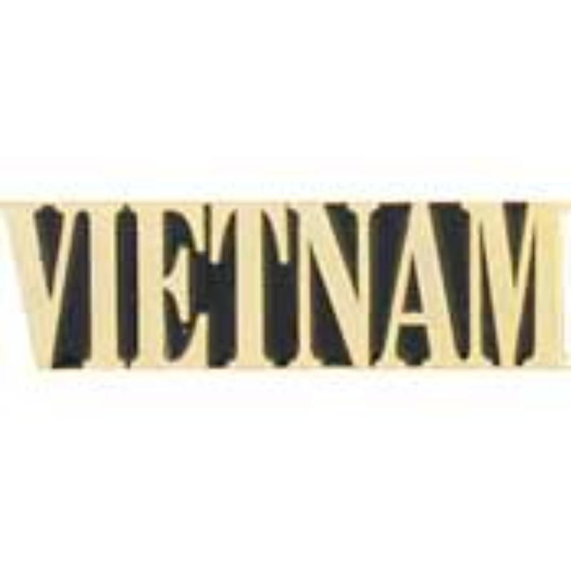 P14684 Pin - Vietnam Script Vietnam In Country - 1 in.