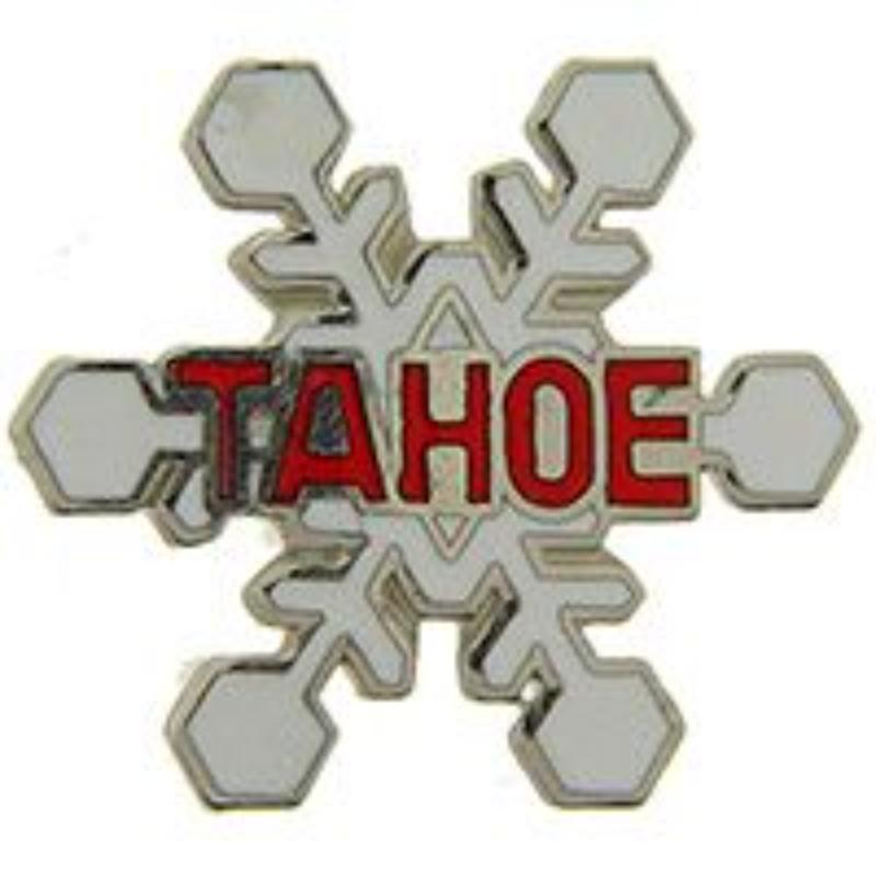 P00129 Pin - CA, Tahoe, Snow - 1 in.
