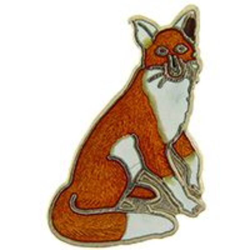 P00211 Pin - Fox, Sitting - 1 in.