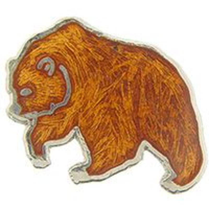 P00221 Pin - Bear, Grizzly - 1 in.