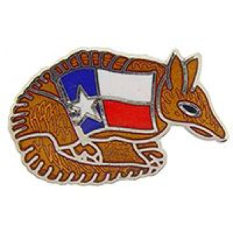 P00251 Pin - Texas, Armadillo - 1 in.