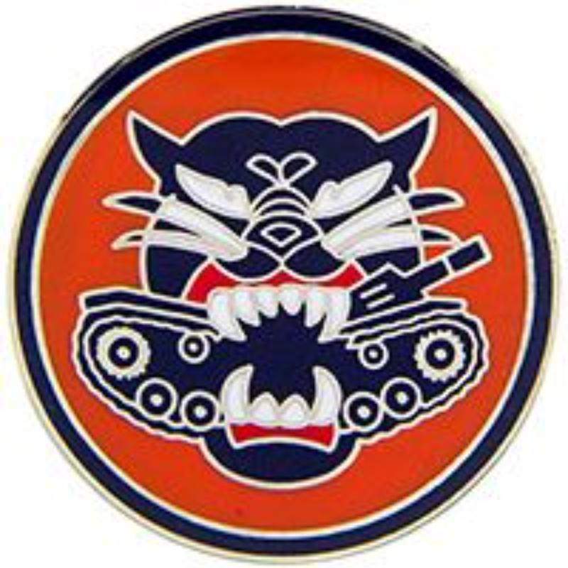 P14735 Pin - Army, Tank Destroyer - 1 in.