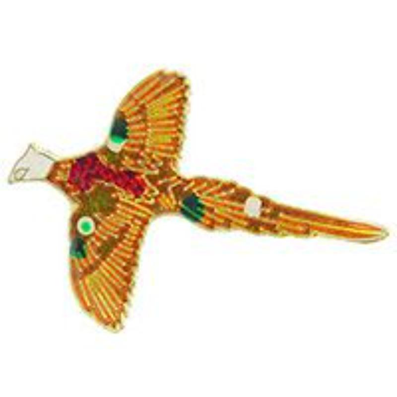 P00265 Pin - Bird, Pheasant - 1 in.