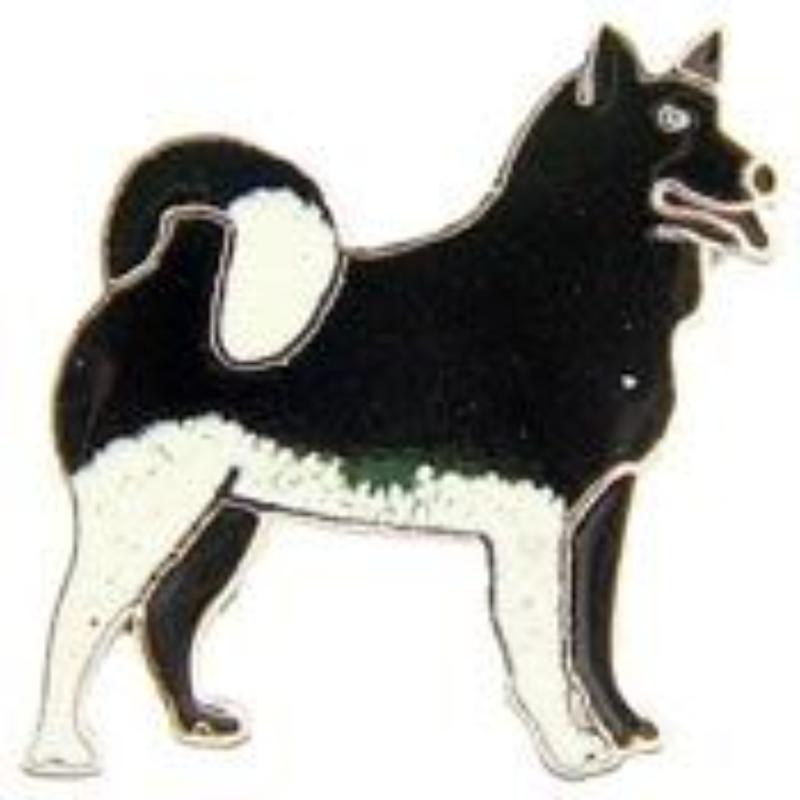 P00310 Pin - Dog, Malamute - 1 in.