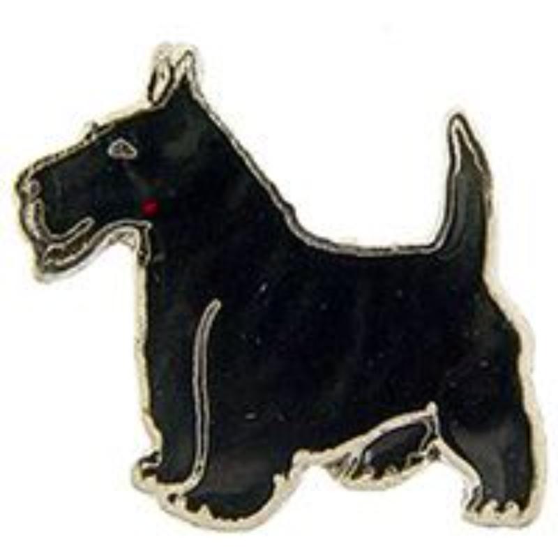 P00317 Pin - Dog, Scottie - 1 in.