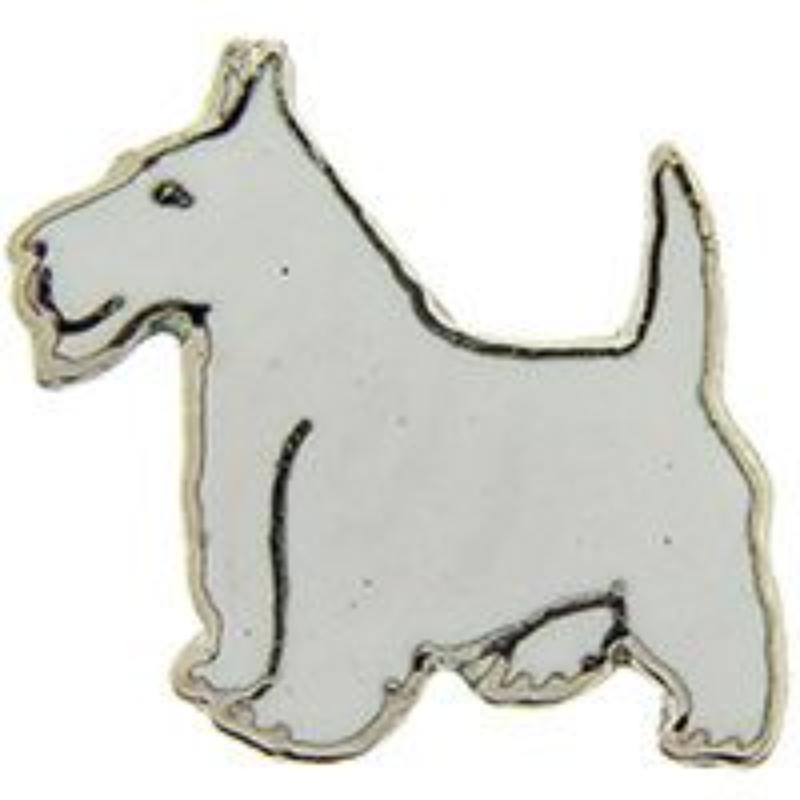 P00345 Pin - Dog, Westie - 1 in.