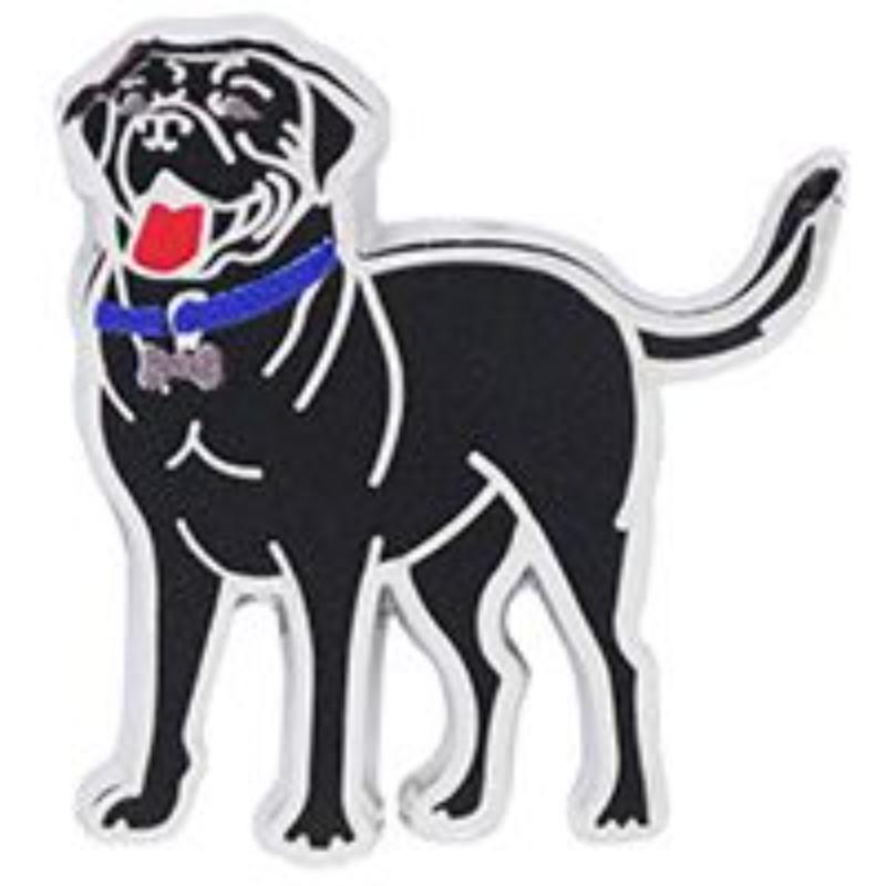 P00351 Pin - Dog, Lab, Black - 1 in.