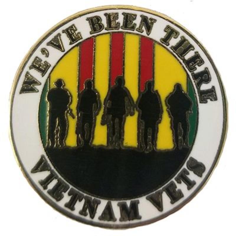 P14756 Pin - Vietnam, Weve Been There - 1 in.