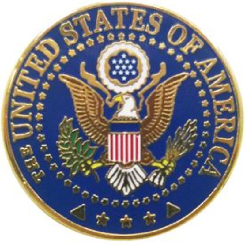 P00439 Pin - USA Seal - 1 in.