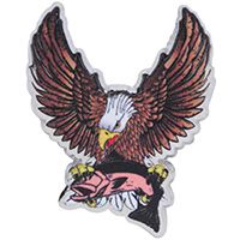 P00652 Pin - Eagle, Fishing - 1.125 in.