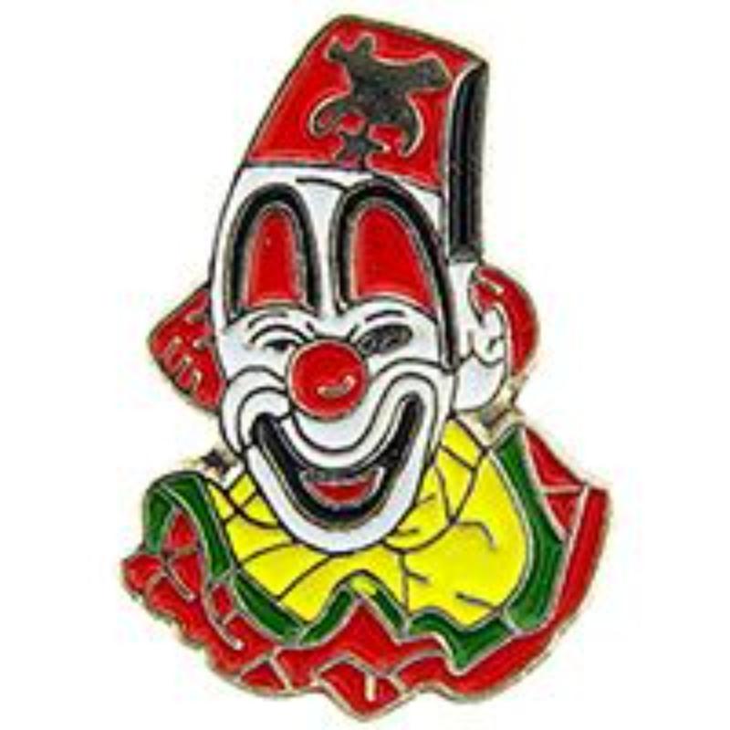 P02012 Pin - Orange, Shriner, Clown - 1 in.