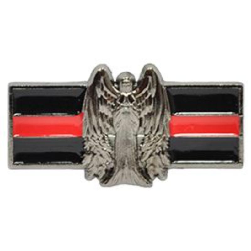P02331 Pin - Fire, Red Line Angel - 1.25 in.