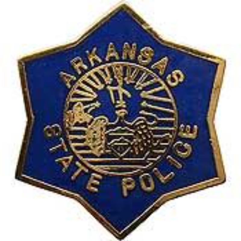 Picture of Eagle Emblems P02504 Pin - Police Patch&#44; Arkansas - 1.625 in.