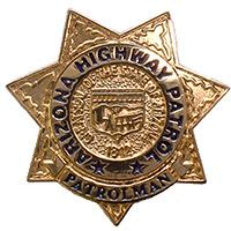 P02603 Pin - Police decal, Arizona - 1 in.