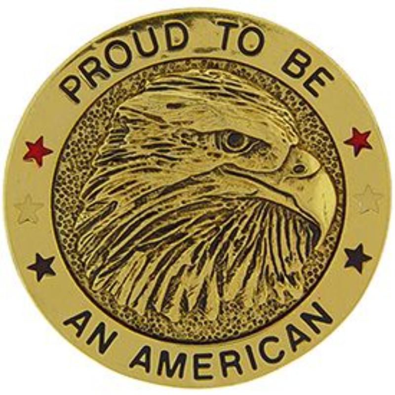 P03110 Pin - USA, Proud to Be Army with Eagle - 1.75 in.