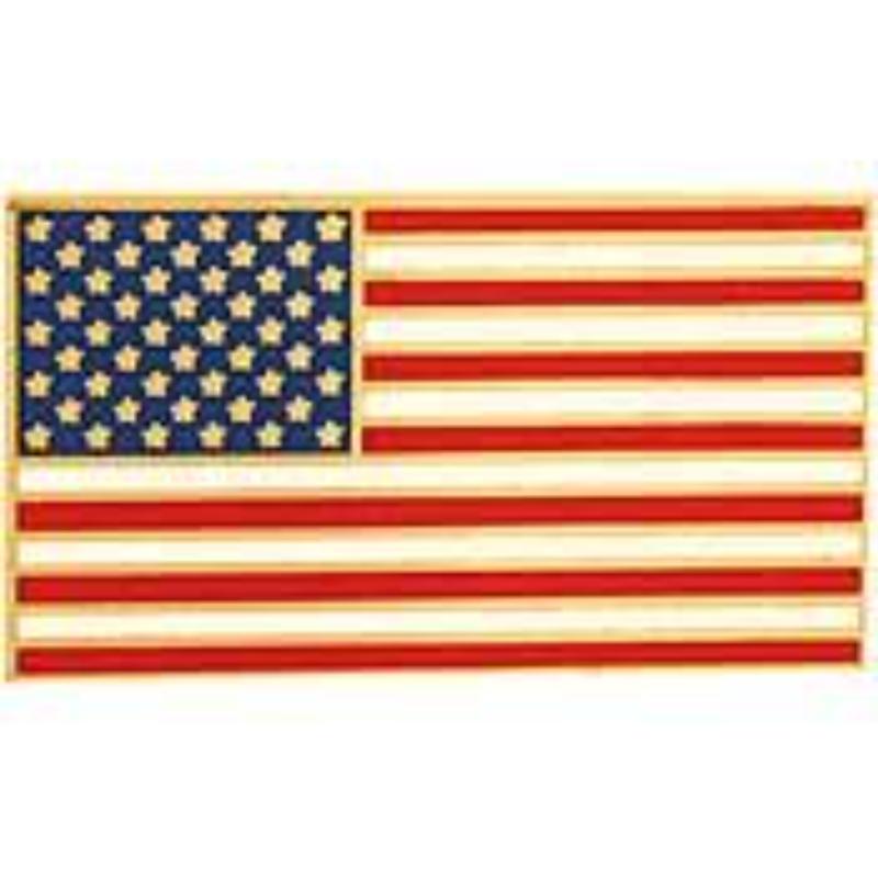 P03966 Pin - USA Flag - 1.125 in.