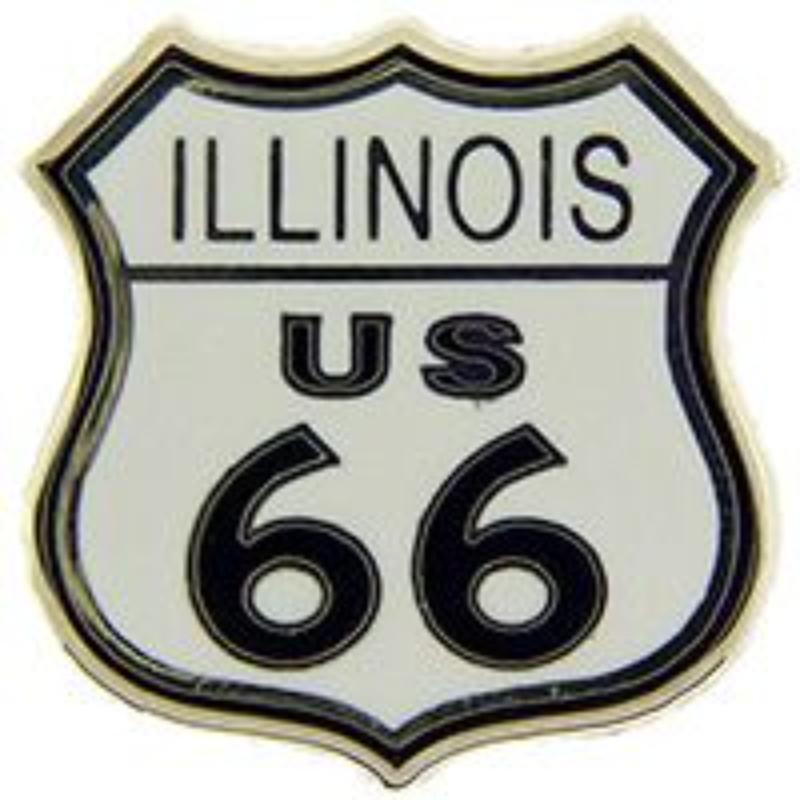 P06949 Pin - Route 66, IL - 1 in.