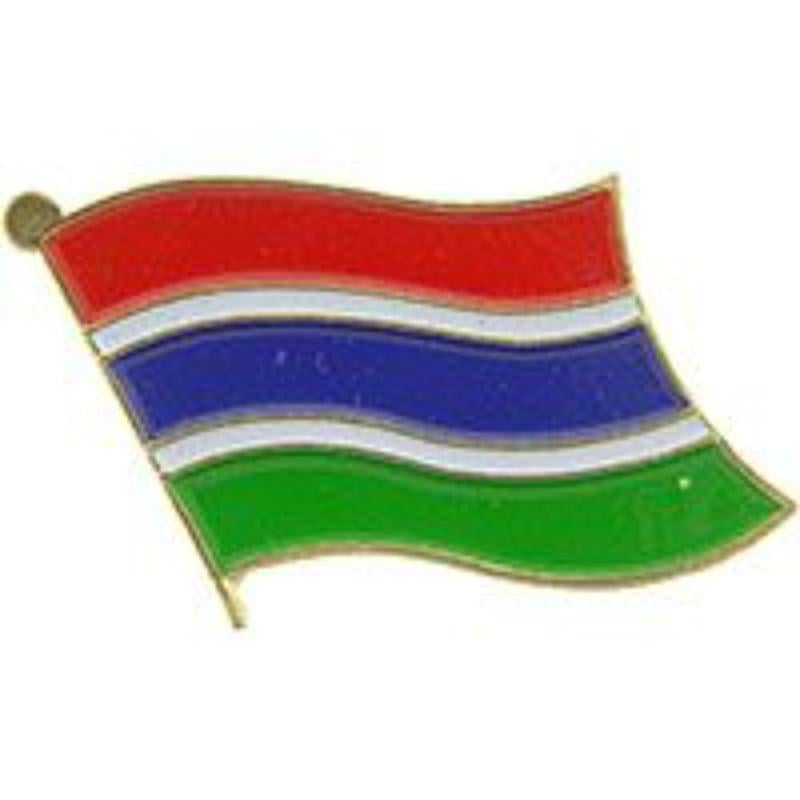 P09535 Flag Pin - Gambia - 1.625 in.