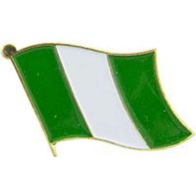 P09578 Flag Pin - Nigeria - 1.625 in.