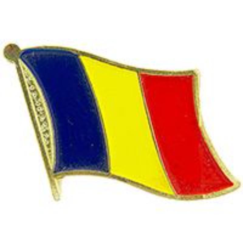P09649 Flag Pin - Romania - 1.625 in.