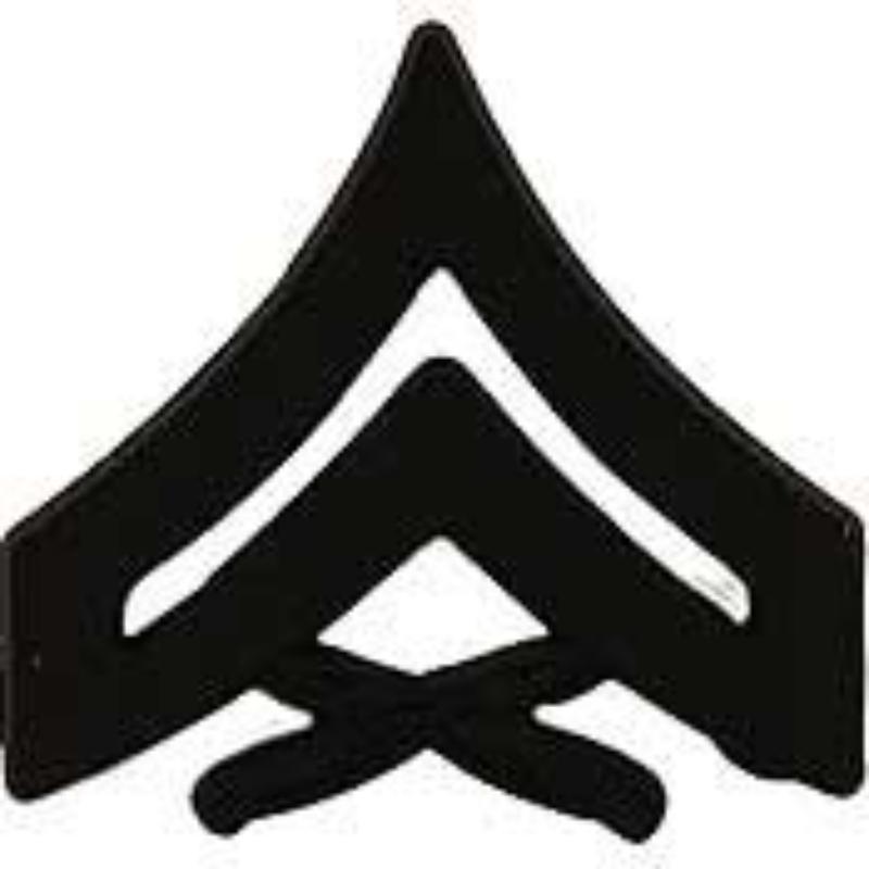 P10214 Rank - USMC, E4, Corporal - 0.88 in. Wide