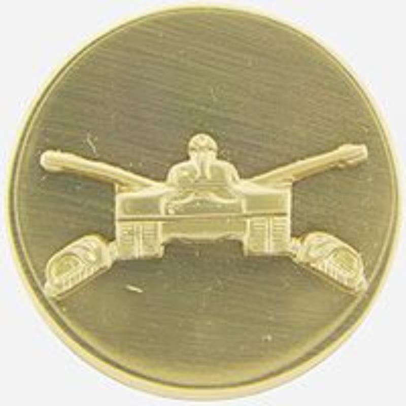 Army Armor Pin - Gold - 1 in. - Durable Military Design