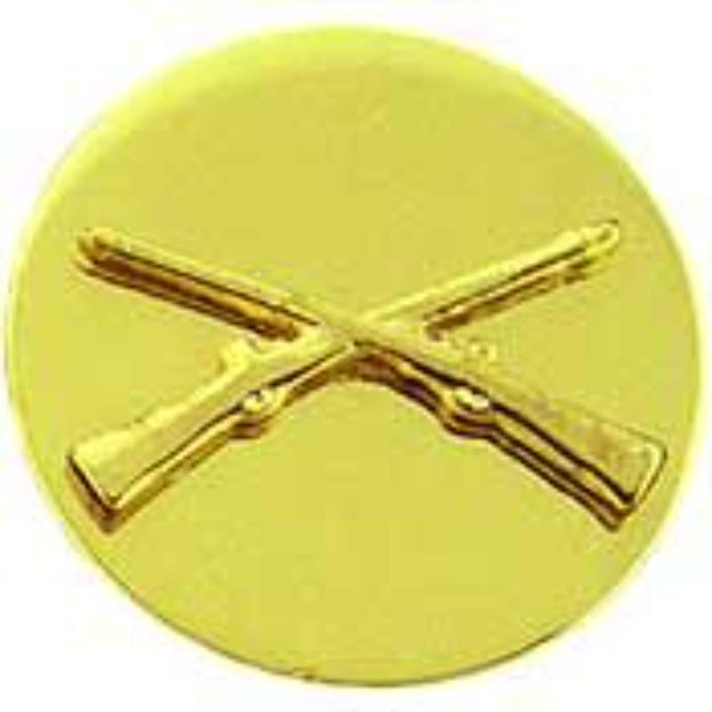 P10410 Pin - Army, ENL, Infantry - Gold - 1 in.