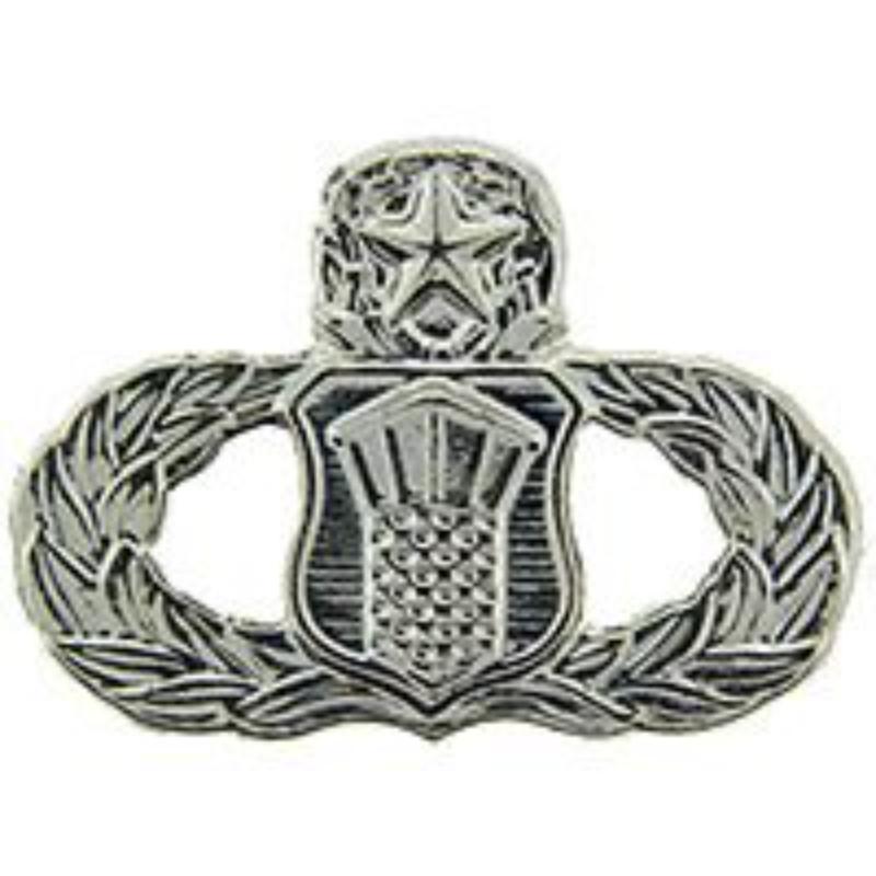 Mini Wing Pin - USAF Traffic Control Master - Pewter - 0.88 in. - Durable Design