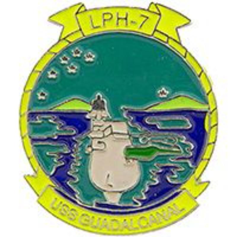 P14938 Pin - USS, Guadalcanal - 1 in.