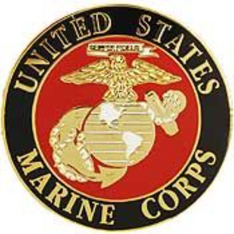 P12201 Pin - USMC Logo D - Reg - 1 in.