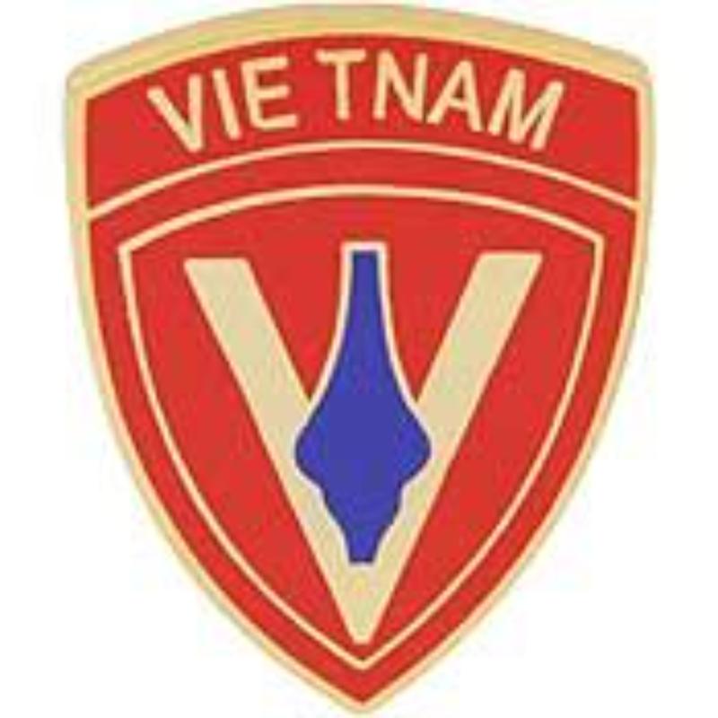 P14942 Pin - Vietnam, 5th Marine Division - 1 in.