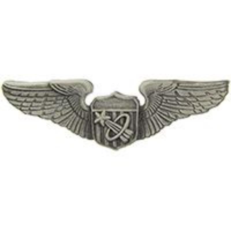 P12648 Mini Wing Pin - USAF, Astronaut, Basic - 1.25 in.