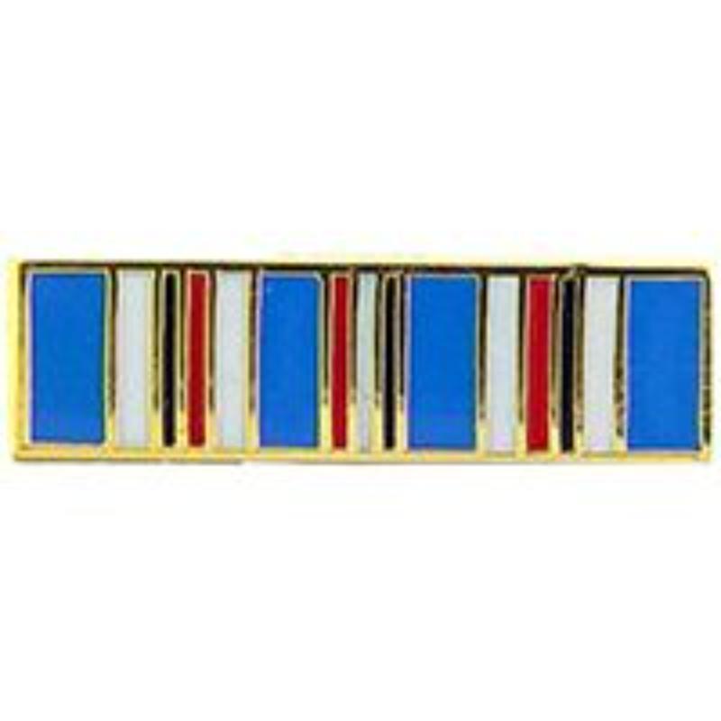 American Campaign Ribbon Pin - Red/White/Blue - 0.69 in. - Durable Design
